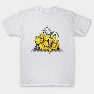 Daffodil Flora Triangle T-Shirt